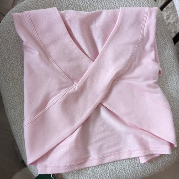 HALARA - Open back Crossover Hem Cut Out Cropped Casual Sports Top - NEW - Picture 7 of 7